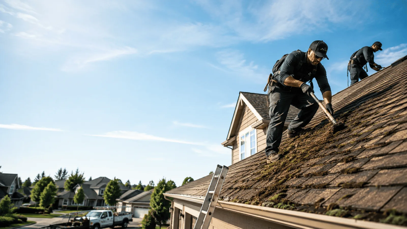 Roof Moss Removal in Simsbury, CT near me